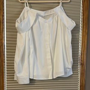 Women's White Off-Shoulder Top